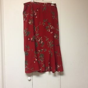 Sag Harbor floral skirt